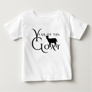 Camiseta Para Bebê Ano do carneiro