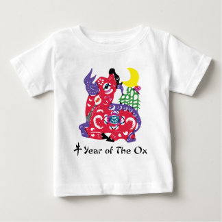 Camiseta Para Bebê Ano do T-Shirt e presentes