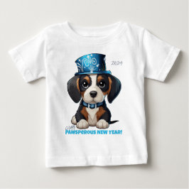 Camiseta Para Bebê Ano do Woofs!