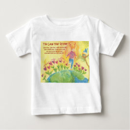 Camiseta Para Bebê Ano Leap Rhyme Ruffle Tee