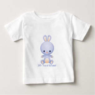 Camiseta Para Bebê Ano novo chinês 2011 - ano do coelho