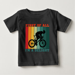 CAMISETA PARA BEBÊ ANTES DE MAIS NADA EU SOU UM DELÍCIO