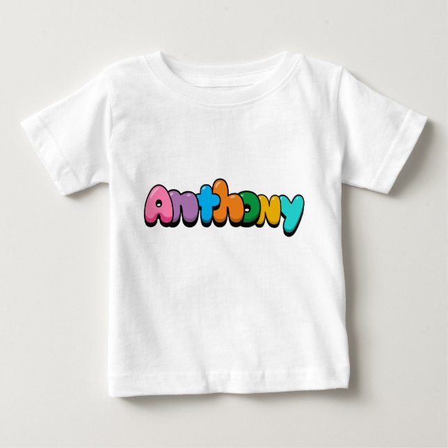 Camiseta Para Bebê Anthony (Frente)