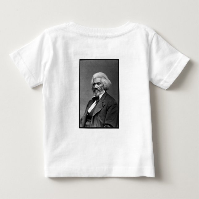 Camiseta Para Bebê Antigo Herói Afro-Americano do rick 3d3 Bailey Dou (Verso)