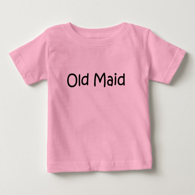 Camiseta Para Bebê Antigo Maid (Frente)