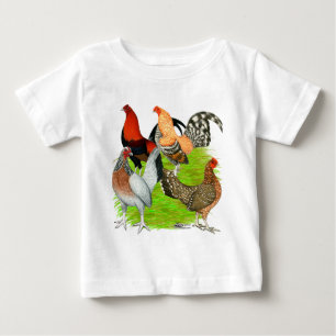 Camiseta Para Bebê Antigo Quarteto de Jogo Inglês