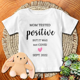 Camiseta Para Bebê Anúncio de Gravidez Engraçado