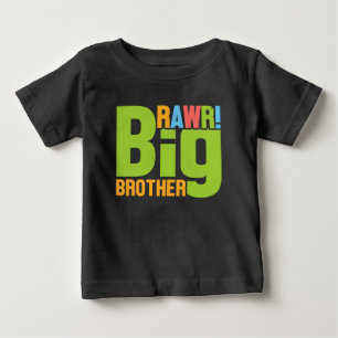 Camiseta Para Bebê anúncio de roupa do irmão mais velho 2026