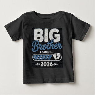 Camiseta Para Bebê anúncio de roupa do irmão mais velho 2026