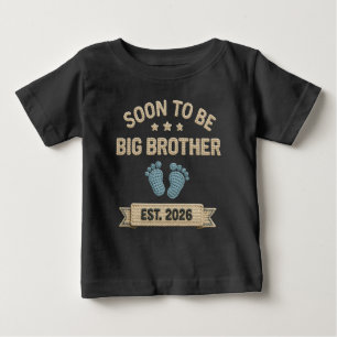 Camiseta Para Bebê anúncio de roupa do irmão mais velho 2026