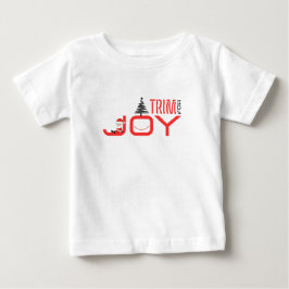 Camiseta Para Bebê Aparar para a Alegria