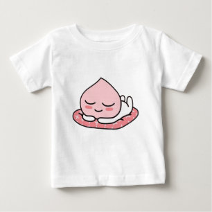 Camiseta Para Bebê Apeach está descansando