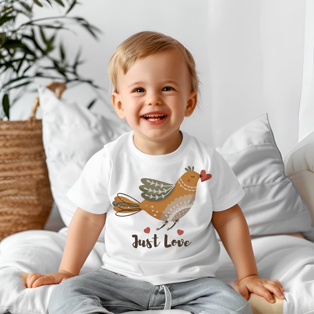 Camiseta Para Bebê Apenas amor (Criador carregado)