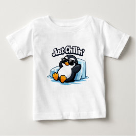 Camiseta Para Bebê APENAS DESCANSANDO PINGUIM Almofada de Arremesso