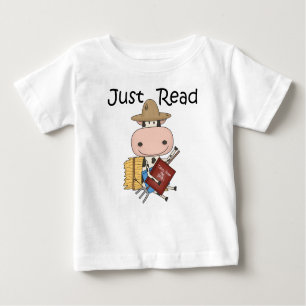 Camiseta Para Bebê Apenas lido