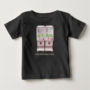Camiseta Para Bebê Apenas Mais Uma Tentativa: Arte de Máquina de Garr