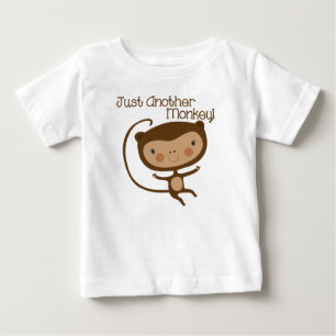 Camiseta Para Bebê Apenas um outro macaco