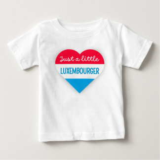 Camiseta Para Bebê Apenas um pouco luxemburguês fofo
