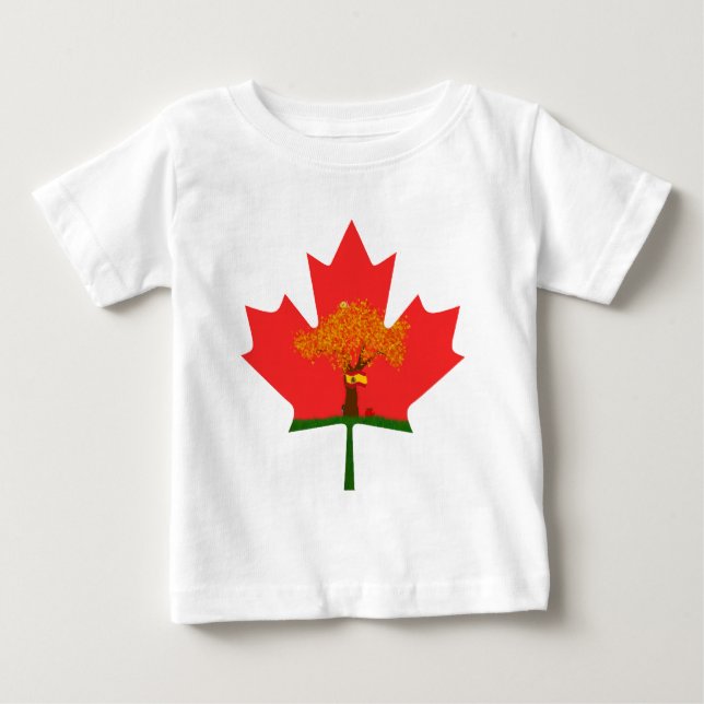 Camiseta Para Bebê APH-Canadá (Quem?) (Frente)