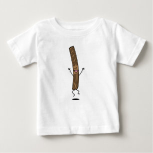Camiseta Para Bebê Aplausos que saltam Churro