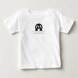 Camiseta Para Bebê Apocalipse 22:13: "Eu sou o Alfa e o Ômega"