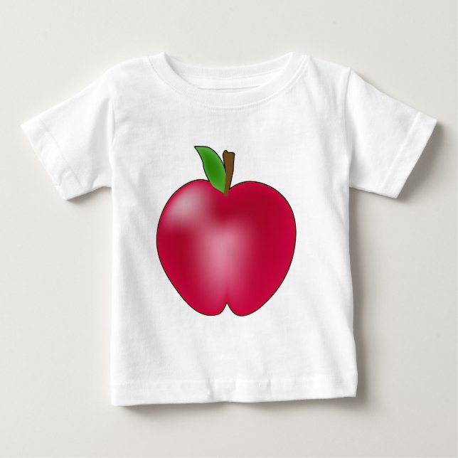 Camiseta Para Bebê Apple (Frente)
