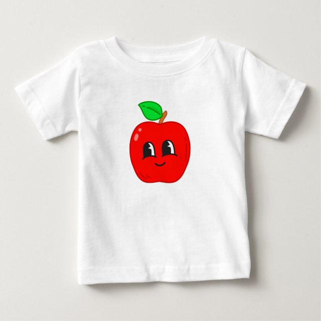 Camiseta Para Bebê Apple Dumplin' (Frente)