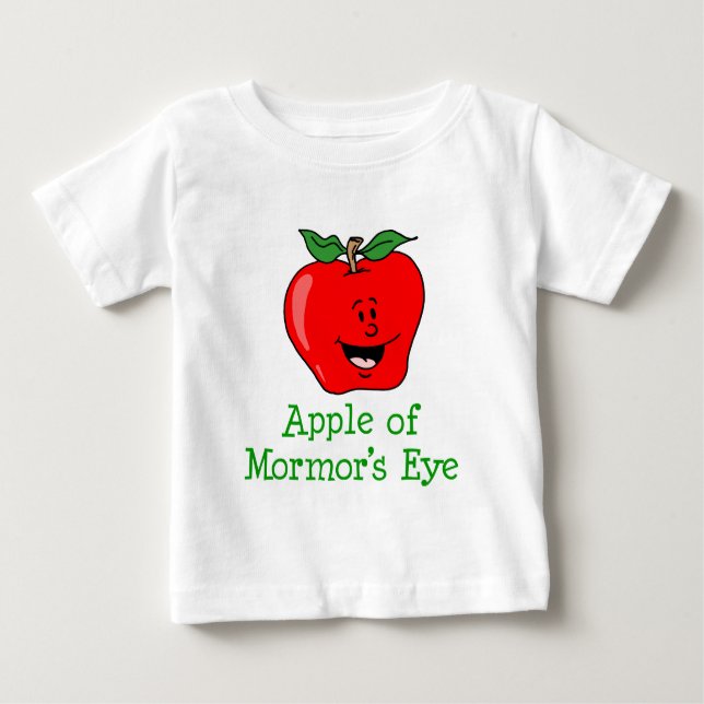 Camiseta Para Bebê Apple Of Mormor's Eye (Frente)