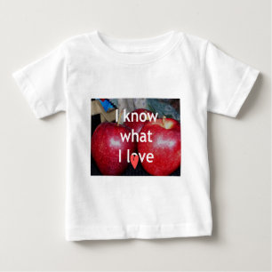 Camiseta Para Bebê Apple of My Eye