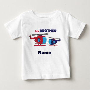 Camiseta Para Bebê Aprendendo o helicóptero do irmão de Lil dos doc