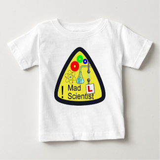 Camiseta Para Bebê Aprendiz de Cientista Louco