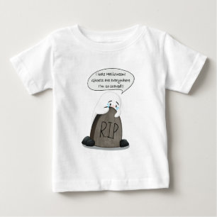 Camiseta Para Bebê Apresentamos o Halloween do fantasma