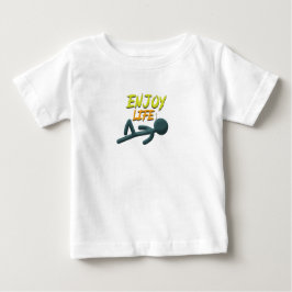 Camiseta Para Bebê Aproveite a vida