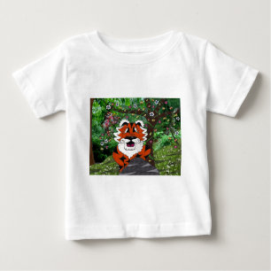 Camiseta Para Bebê Aproxime-se dos presentes do Roupa Tiger Tiger da 