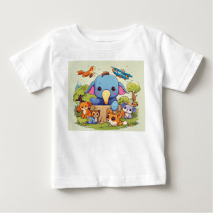 Camiseta Para Bebê Aqui está uma sugestão para o título, descrição, e