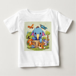 Camiseta Para Bebê Aqui está uma sugestão para o título, descrição, e