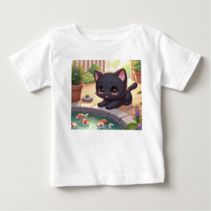 Camiseta Para Bebê Aqui Peixinho Peixinho!