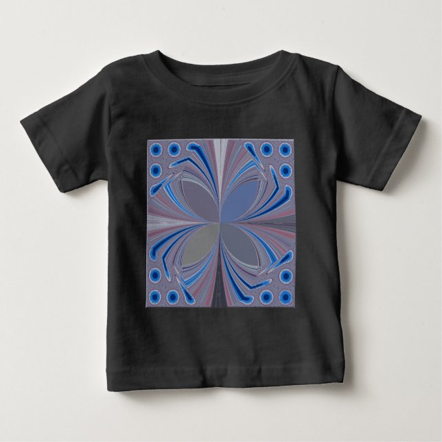 Camiseta Para Bebê Aranha azul (Frente)