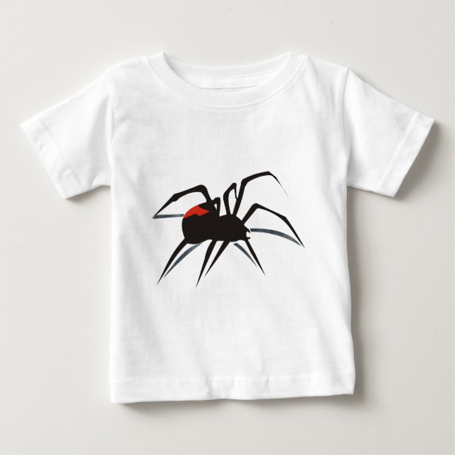 Camiseta Para Bebê Aranha Redback (Frente)