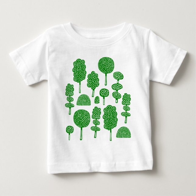 Camiseta Para Bebê Arboretum 230715 - Verde (Frente)