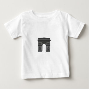 Camiseta Para Bebê Arc de Triomphe: Modelo 3D: