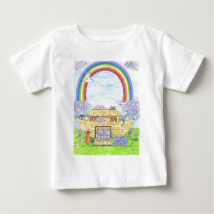 Camiseta Para Bebê Arca de Noah