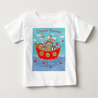 Camiseta Para Bebê Arca de Noé Personalizada