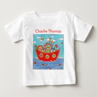 Camiseta Para Bebê Arca de Noé Personalizada