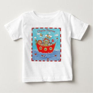 Camiseta Para Bebê Arca de Noé Personalizada
