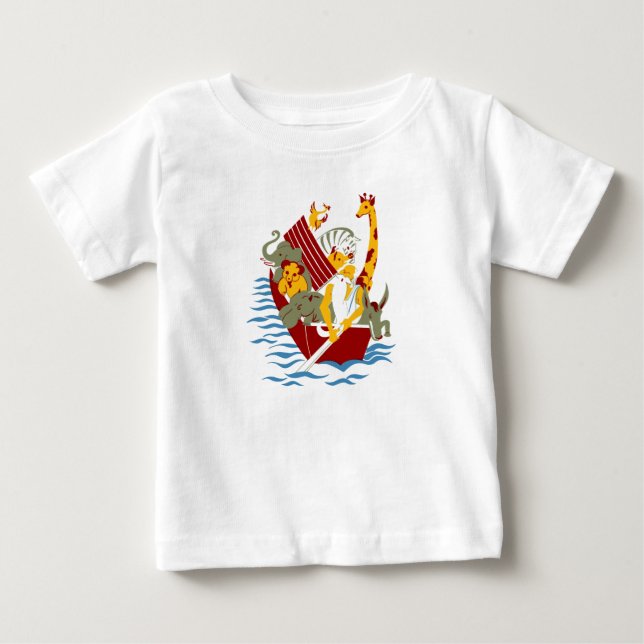 Camiseta Para Bebê Arco de Noah (Frente)