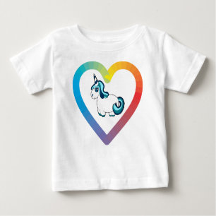Camiseta Para Bebê Arco-íris