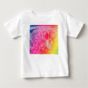 Camiseta Para Bebê Arco-íris de Manhattan