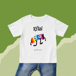 Camiseta Para Bebê Arco-íris engraçado