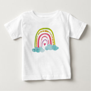 Camiseta Para Bebê Arco-íris mágico